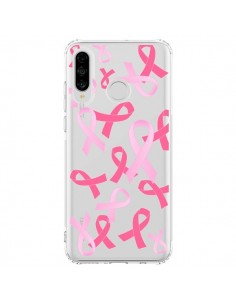 Coque Huawei P30 Lite Pink Ribbons Ruban Rose...
