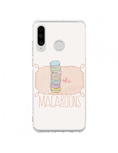 Coque Huawei P30 Lite Macaron Gateau - Sara Eshak