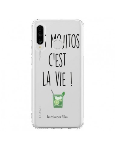 Coque Huawei P30 Lite Les Mojitos, c'est la vie Transparente - Les Vilaines Filles