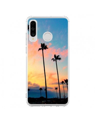 Coque Huawei P30 Lite California Californie USA Palmiers - Tara Yarte