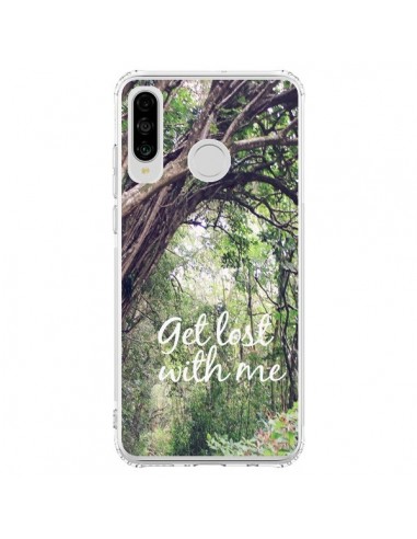 Coque Huawei P30 Lite Get lost with him Paysage Foret Palmiers - Tara Yarte