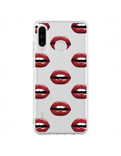 Coque Huawei P30 Lite Lèvres Rouges Lips Transparente -...