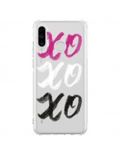Coque Huawei P30 Lite XoXo Rose Blanc Noir Transparente -...
