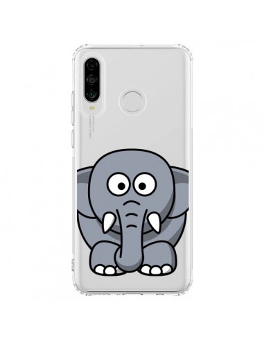 Coque Huawei P30 Lite Elephant Animal Transparente - Yohan B.