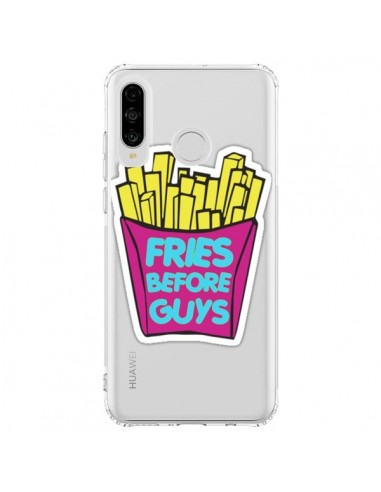 Coque Huawei P30 Lite Fries Before Guys Transparente - Yohan B.