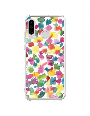 Coque Huawei P30 Lite Abstract Spring Colorful - Ninola Design