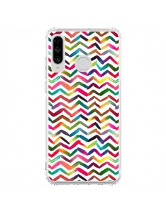 Coque Huawei P30 Lite Chevron Stripes Multicolored -...