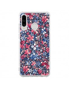 Coque Huawei P30 Lite Colorful Little Flowers Navy -...