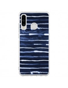Coque Huawei P30 Lite Electric Lines Navy - Ninola Design
