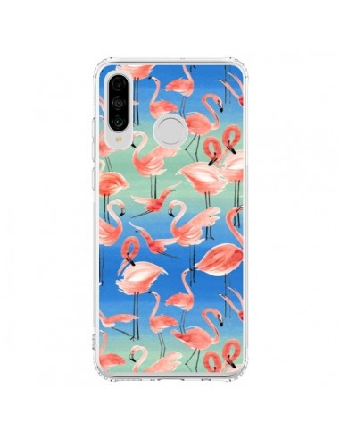 Coque Huawei P30 Lite Flamingo Pink - Ninola Design