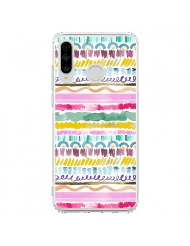 Coque Huawei P30 Lite Garlands Tribal - Ninola Design