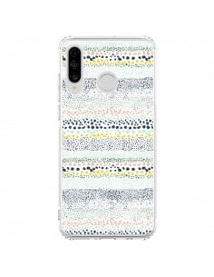 Coque Huawei P30 Lite Little Textured Dots Green - Ninola...