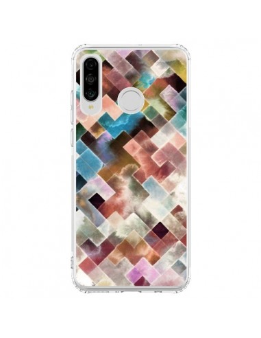 Coque Huawei P30 Lite Marker Black Stripes - Ninola Design