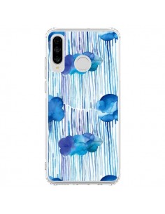 Coque Huawei P30 Lite Rain Stitches Neon - Ninola Design