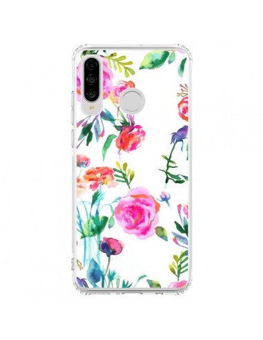 Coque Huawei P30 Lite Raining Clouds Blue - Ninola Design