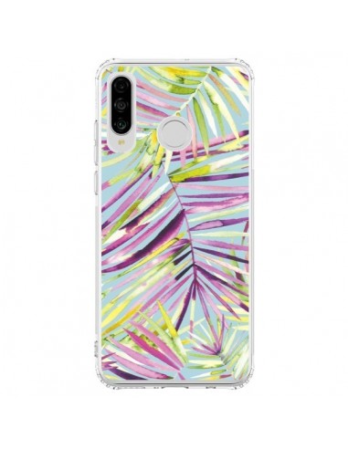 Coque Huawei P30 Lite Tropical Flowers Multicolored - Ninola Design