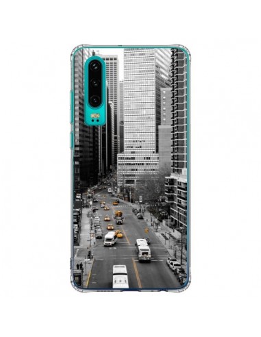 Coque Huawei P30 New York Noir et Blanc - Anaëlle François