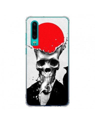 Coque Huawei P30 Splash Skull Tête de Mort - Ali Gulec