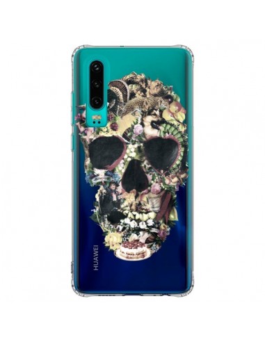 Coque Huawei P30 Skull Vintage Tête de Mort Transparente - Ali Gulec