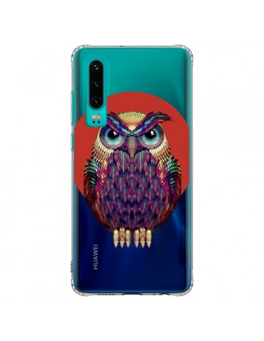 Coque Huawei P30 Chouette Hibou Owl Transparente - Ali Gulec