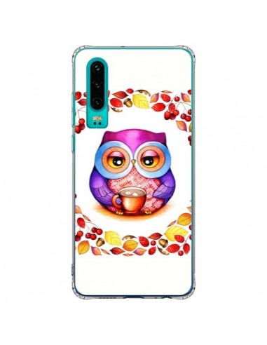 Coque Huawei P30 Chouette Automne - Annya Kai