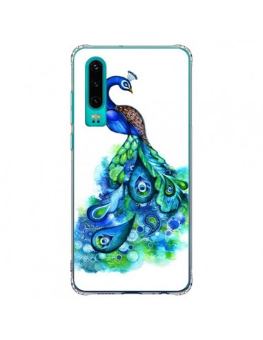 Coque Huawei P30 Paon Multicolore - Annya Kai