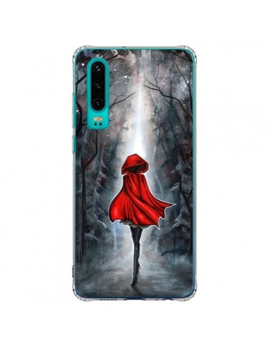 Coque Huawei P30 Le Petit Chaperon Rouge Bois - Annya Kai