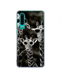 Coque Huawei P30 Girafe Swag Lunettes Familiy Giraffe -...