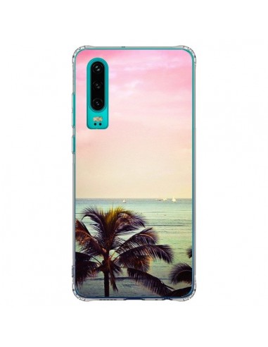 Coque Huawei P30 Sunset Palmier Palmtree - Asano Yamazaki