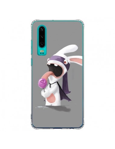 Coque Huawei P30 Lapin Crétin Sucette - Bertrand Carriere