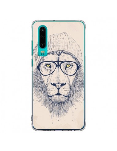 Coque Huawei P30 Cool Lion Lunettes - Balazs Solti