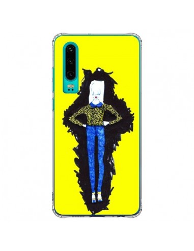 Coque Huawei P30 Julie Femme Fashion Mode Jaune - Cécile