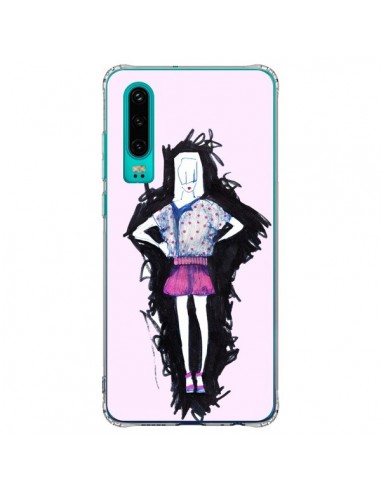 Coque Huawei P30 Valentine Femme Fashion Mode Rose Clair - Cécile