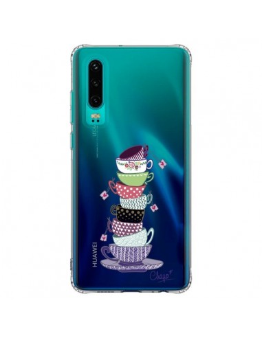 Coque Huawei P30 Tasses de The Transparente - Chapo