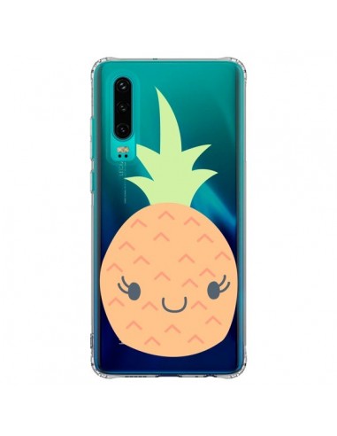 Coque Huawei P30 Ananas Pineapple Fruit Transparente - Claudia Ramos