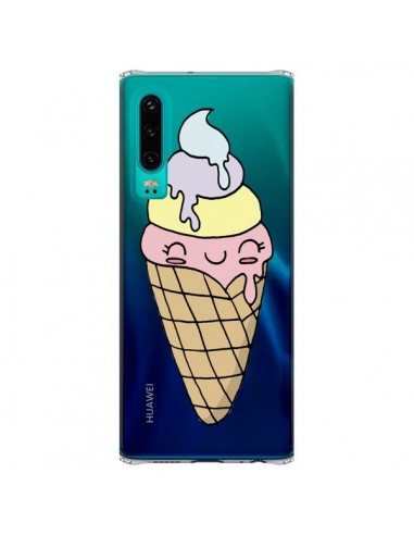 Coque Huawei P30 Ice Cream Glace Summer Ete Parfum Transparente - Claudia Ramos