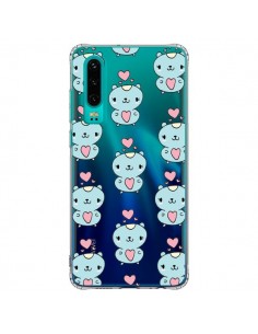 Coque Huawei P30 Hamster Love Amour Transparente -...