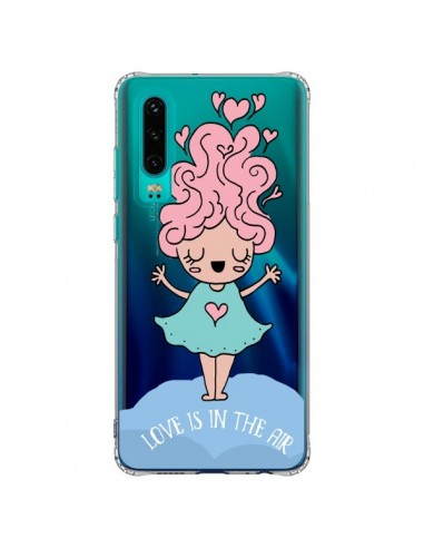 Coque Huawei P30 Love Is In The Air Fillette Transparente - Claudia Ramos
