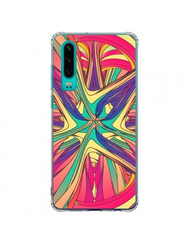 Coque Huawei P30 Veins Veines Azteque Vagues - Danny Ivan