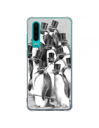 Coque Huawei P30 Pingouins Gentlemen - Eric Fan