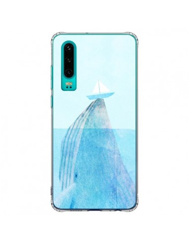 Coque Huawei P30 Baleine Whale Bateau Mer -...
