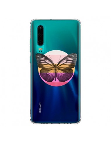 Coque Huawei P30 Papillon Butterfly Transparente - Eric Fan