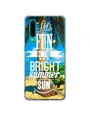 Coque Huawei P30 Fun Summer Sun _té - Eleaxart