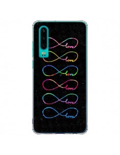 Coque Huawei P30 Love Forever Infini Noir - Eleaxart