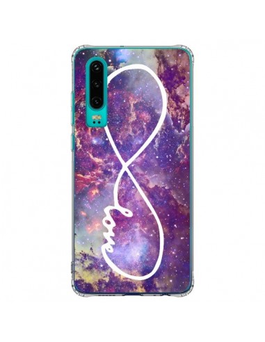 Coque Huawei P30 Love Forever Infini Galaxy - Eleaxart