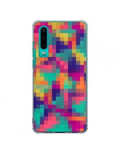 Coque Huawei P30 Exotic Mosaic Pixels Azteque - Eleaxart