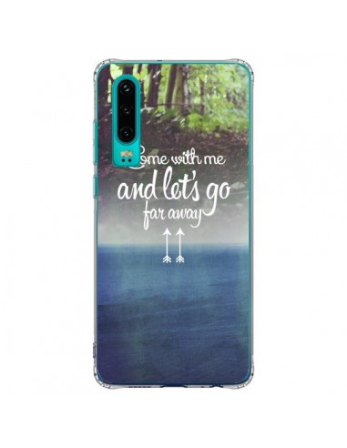 Coque Huawei P30 Let's Go Far Away Forest Foret - Eleaxart