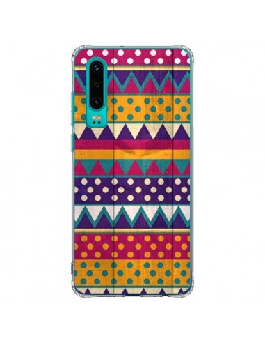 Coque Huawei P30 Mexican Triangle Aztec Azteque - Eleaxart