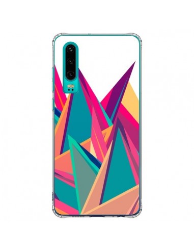 Coque Huawei P30 Triangles Intensive Pic Azteque - Eleaxart