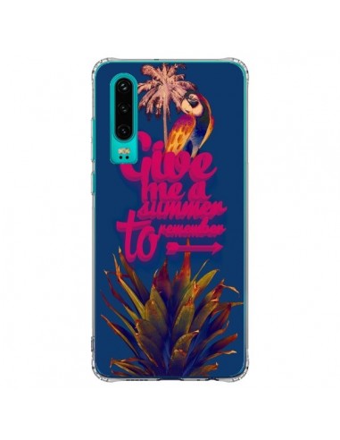 Coque Huawei P30 Give me a summer to remember souvenir paysage - Eleaxart